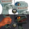 Blue Trigger Chomper Ryczący Dinozaur Velociraptor Blue ze świecącymi oczami